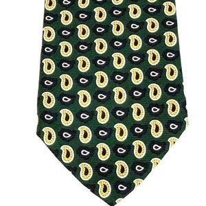 Brooks Brothers Makers All Silk Green w/paisley